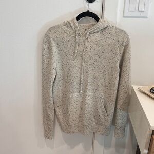 Speckled Grey Cashmere Hoodie